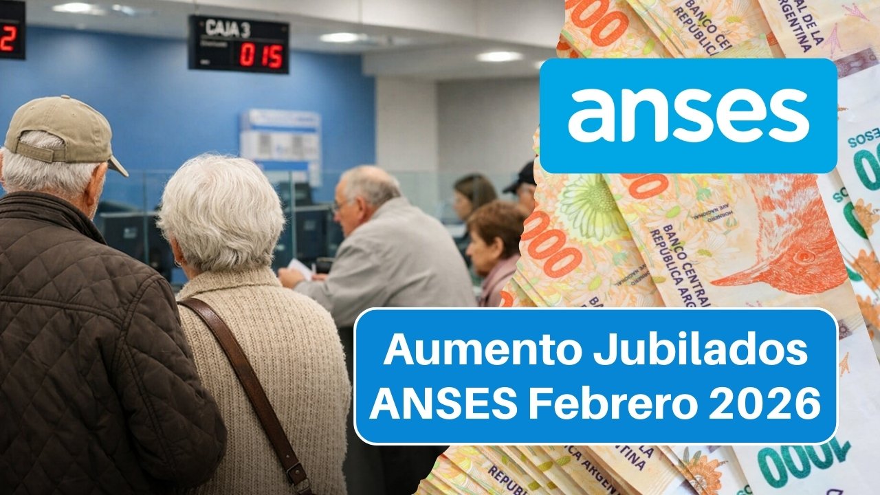 Aumento Jubilados ANSES Febrero 2026: ¿Cuánto cobrás con el nuevo incremento y el bono?